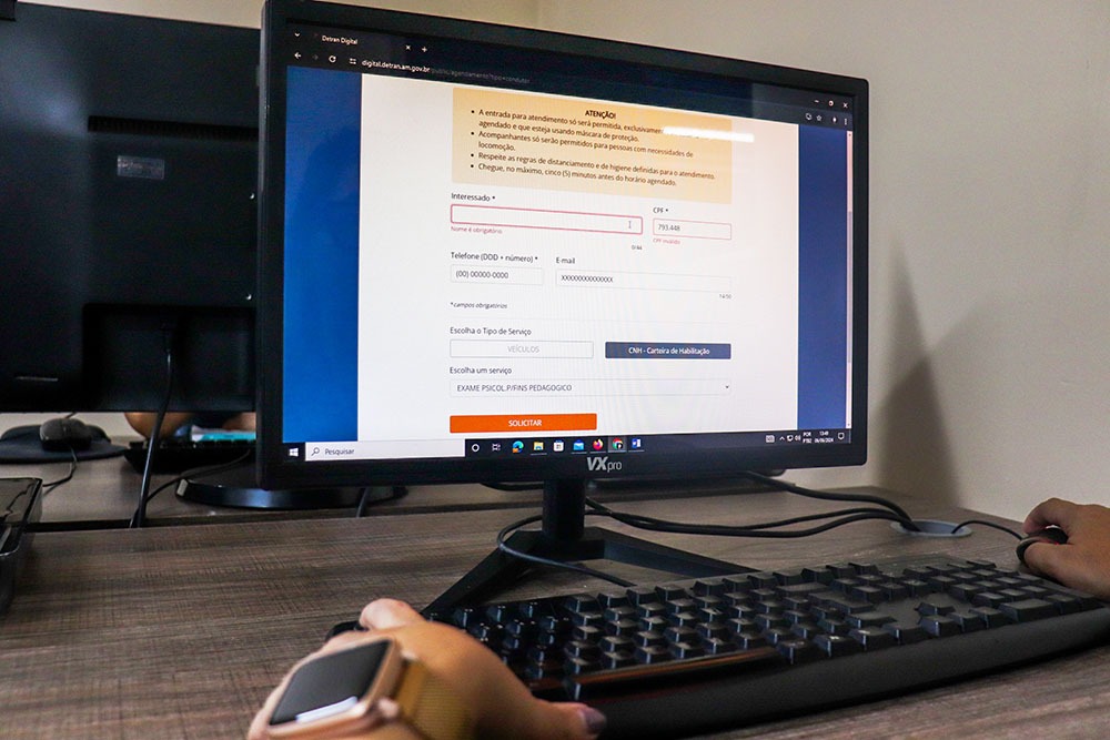 Inscrições para realização do Exame Psicológico do Detran-AM iniciam nesta sexta-feira 