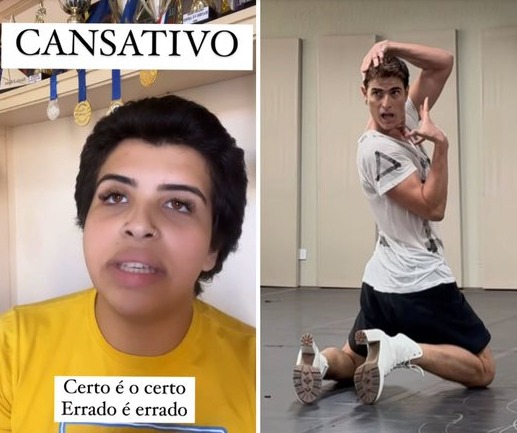 Bailarina de Iza se revolta com dança Vogue de Reynaldo Gianecchini: 'se apropriar'