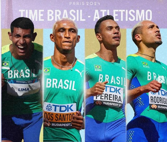 Confederação de Atletismo confirma 43 atletas do Brasil para Jogos de Paris 2024