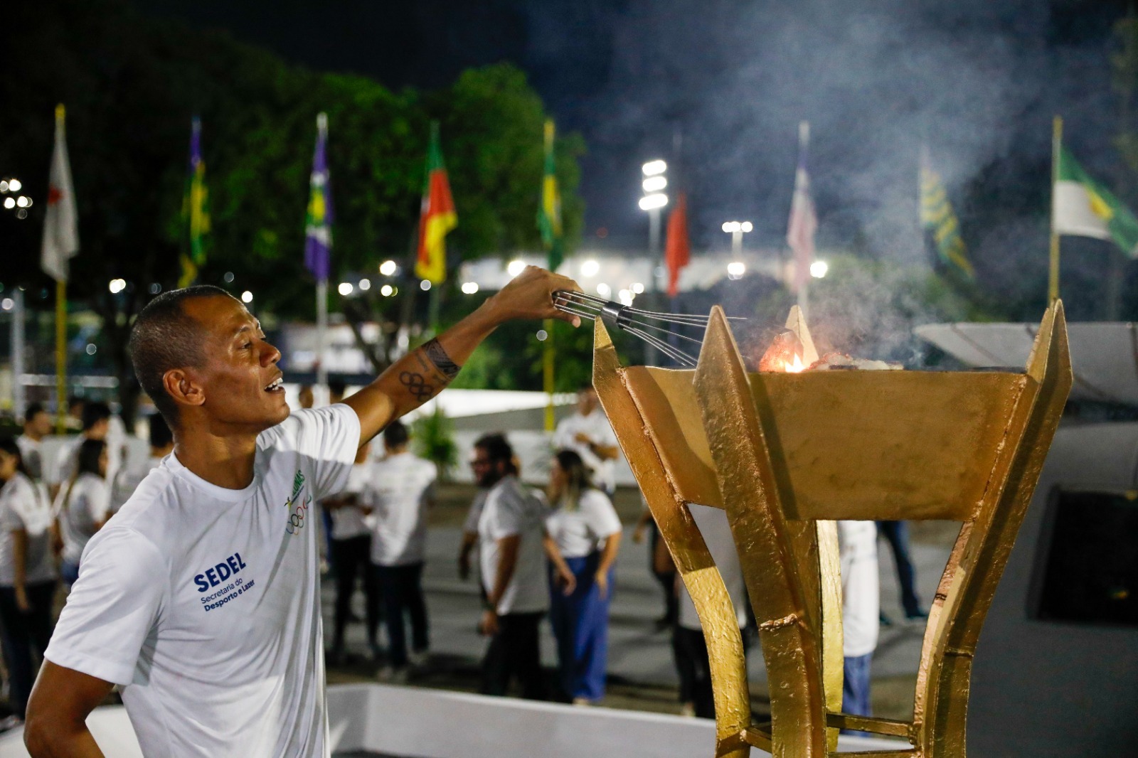Abertura dos Jogos Olímpicos de Paris é celebrada em Manaus