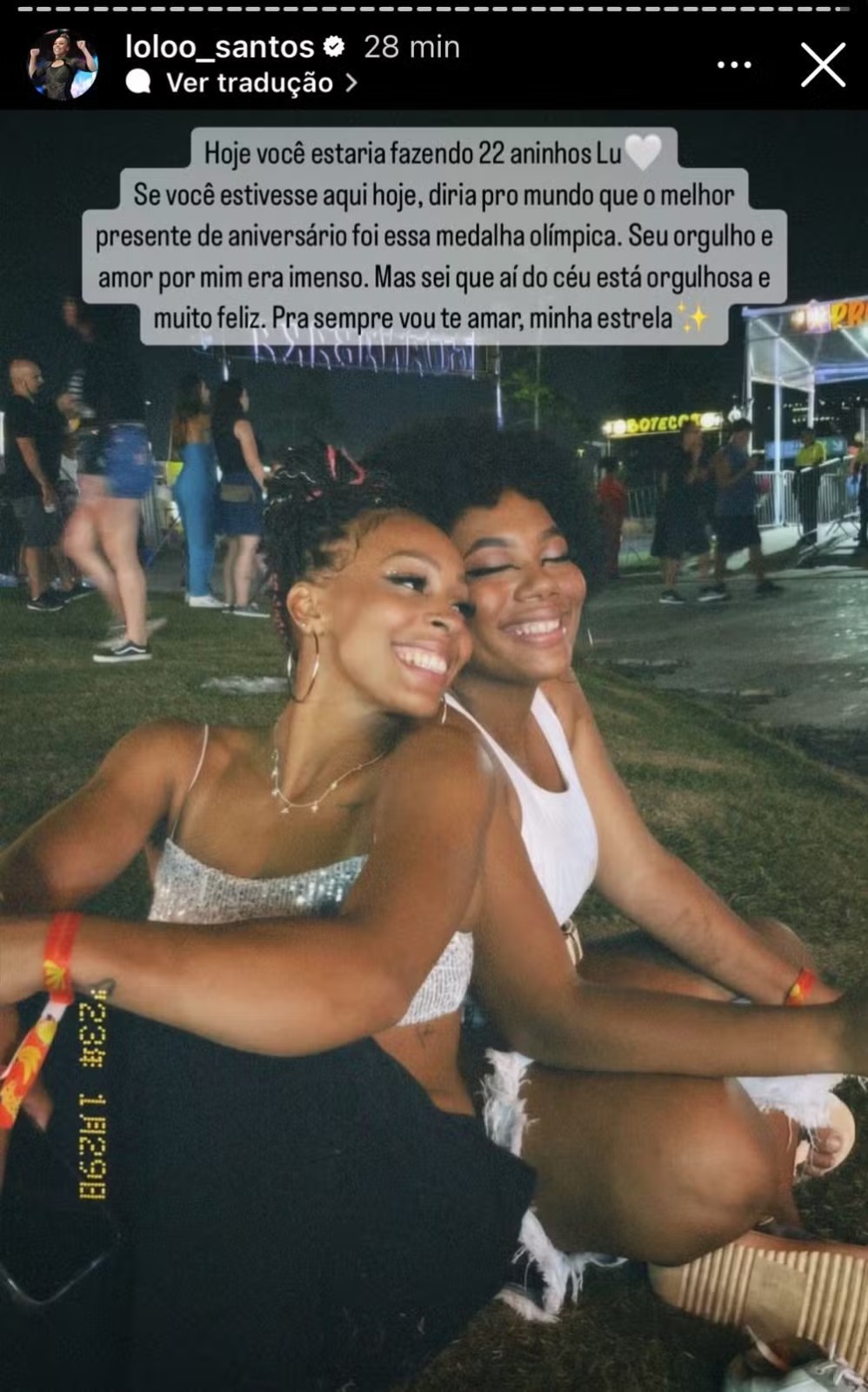 Medalhista olímpica, Lorrane Oliveira presta homenagem a irmã que morreu há 4 meses