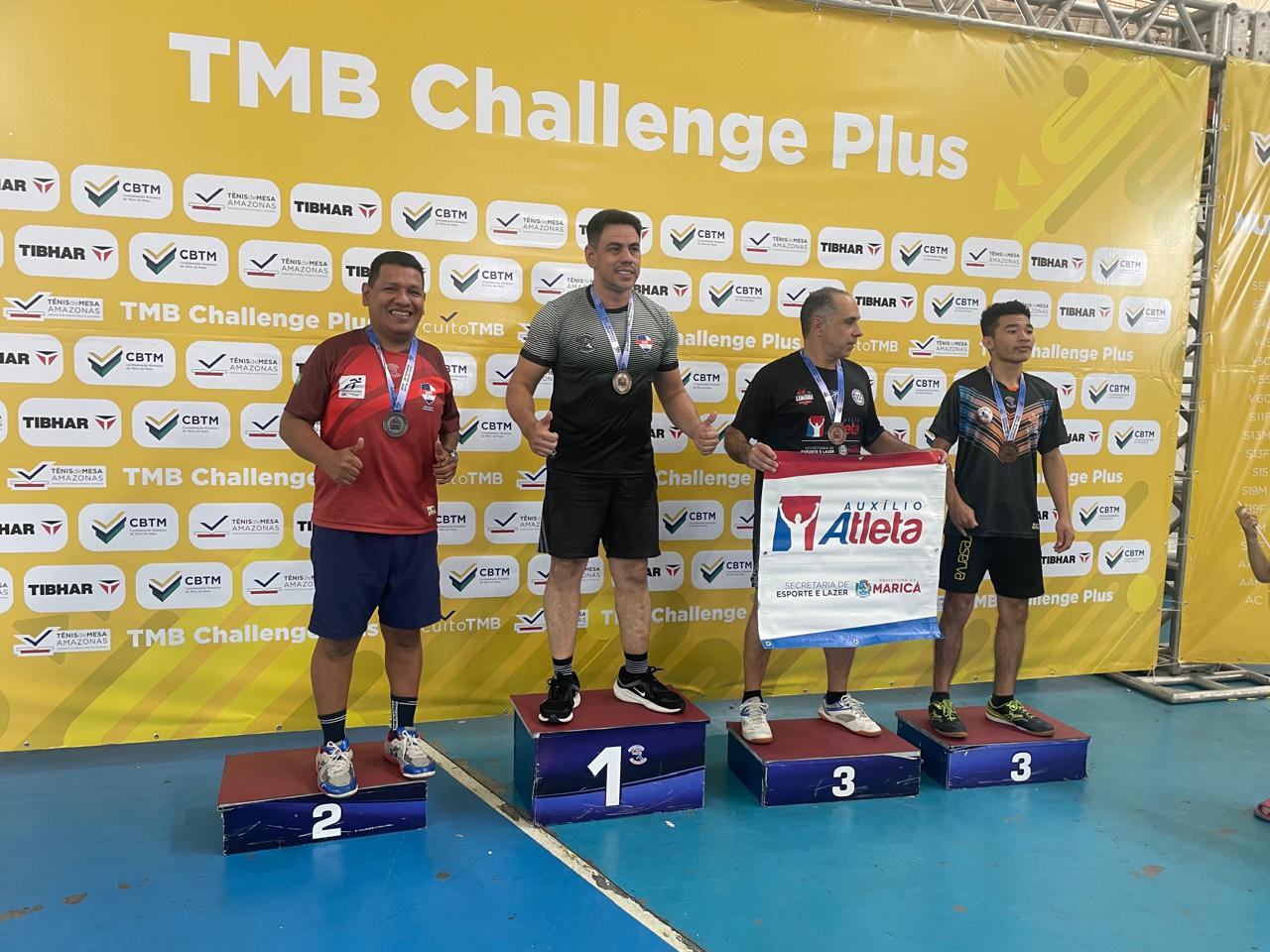 Paratleta amazonense conquista ouro em competição nacional de tênis de mesa