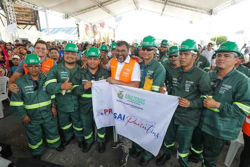 Governo do Amazonas promove oportunidades de emprego com obras do Prosai Parintins