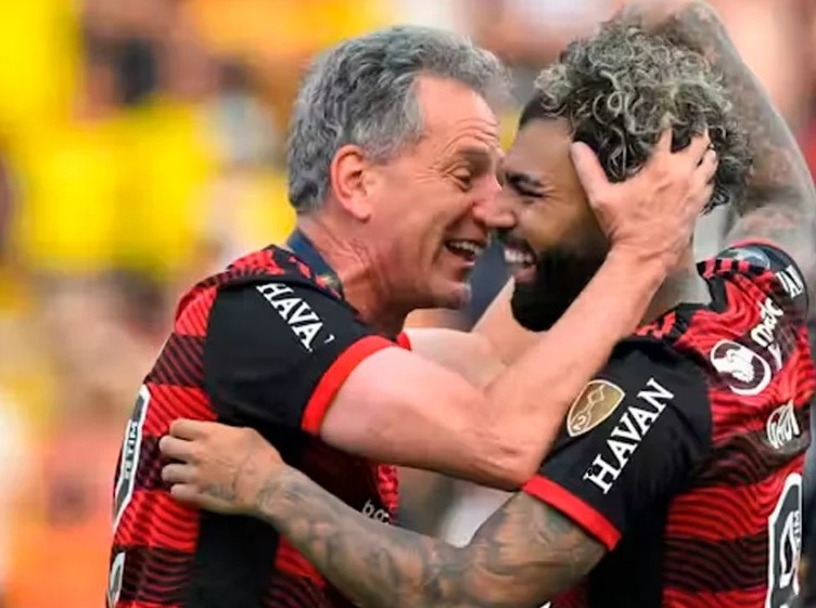 Presidente do Flamengo trata renovação com Gabigol e faz ultimato: “Ele decide”
