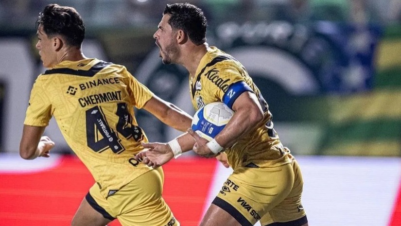 Santos perde para o Goiás e desperdiça chance de assumir liderança da Série B