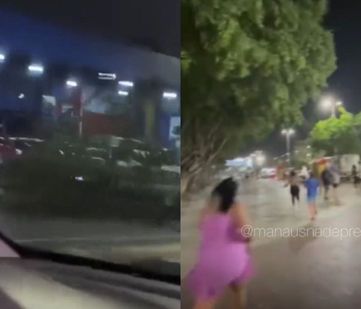 Forte ventania assusta a população de Manaus 