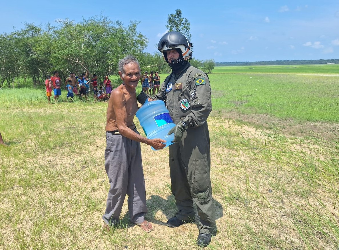Forças Armadas mobilizam apoio logístico para combater efeitos da seca no Amazonas