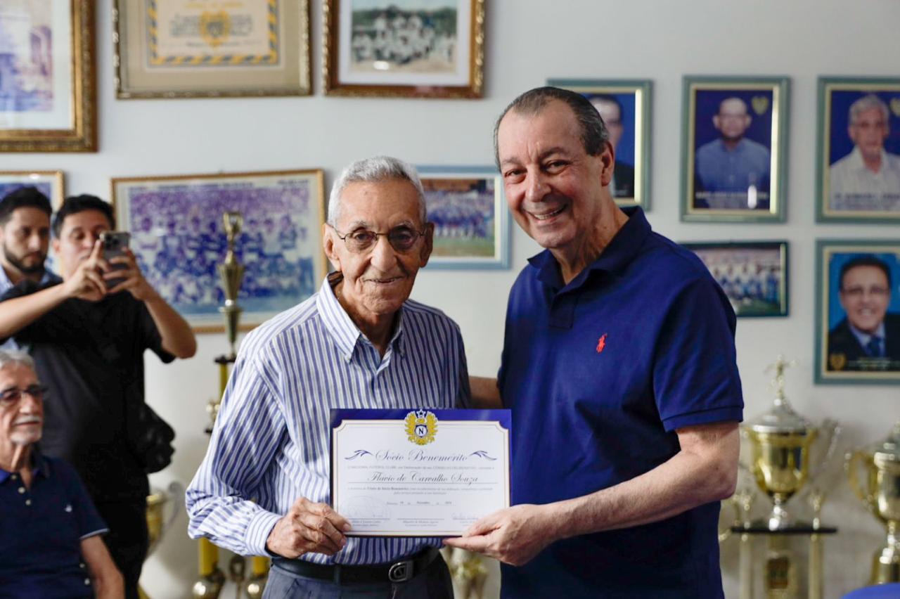 Omar destaca reconstrução do Nacional durante posse de Saullo Vianna como presidente do clube