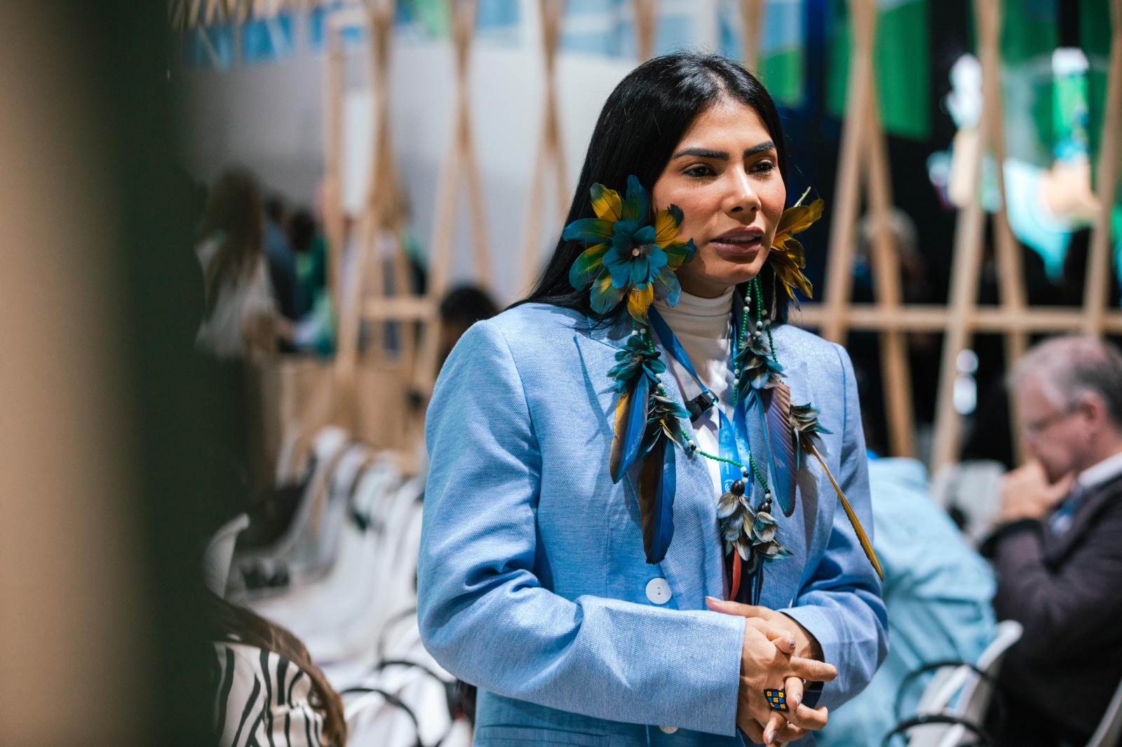 Marciele Albuquerque leva protagonismo indígena da Amazônia à COP 29 no Azerbaijão