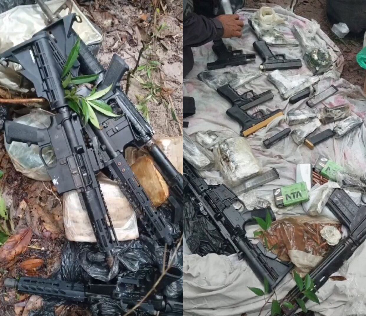 Célula do Crime': armas usadas para executar rivais são encontradas enterradas no Viver Melhor