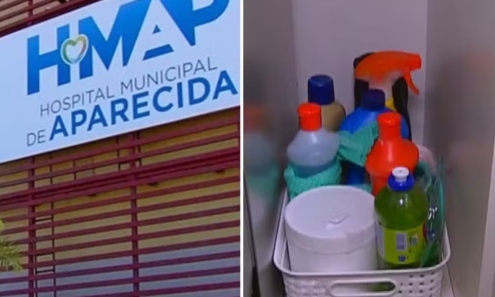 Bebê de 1 ano é internada após tomar desinfetante