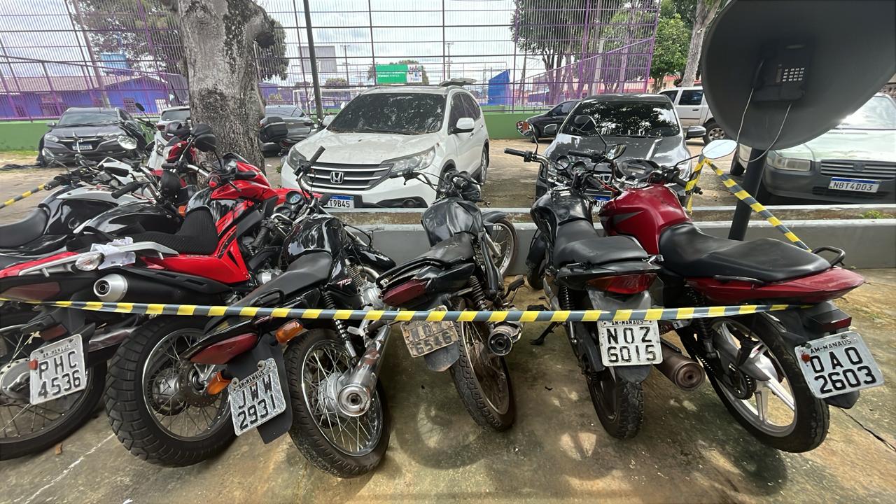 Operação recupera e devolve 20 motos roubadas em Manaus