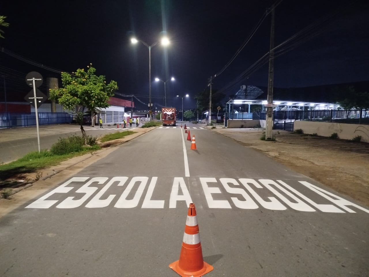 Manaus reforça sinalização viária em áreas de escolas para volta às aulas