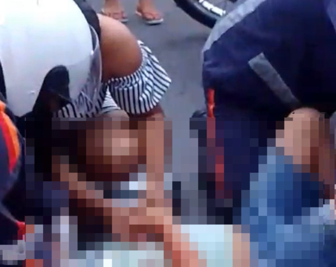 Motociclista em alta velocidade atropela adolescente em Manaus