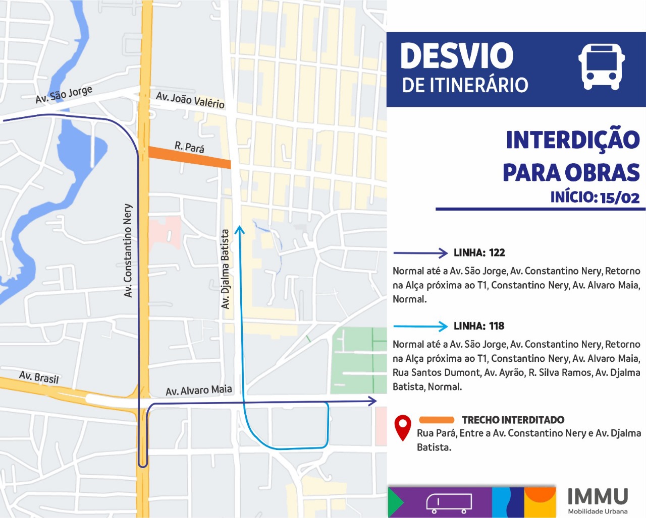 Trecho de passagem subterrânea é interditado para reparos no São Jorge