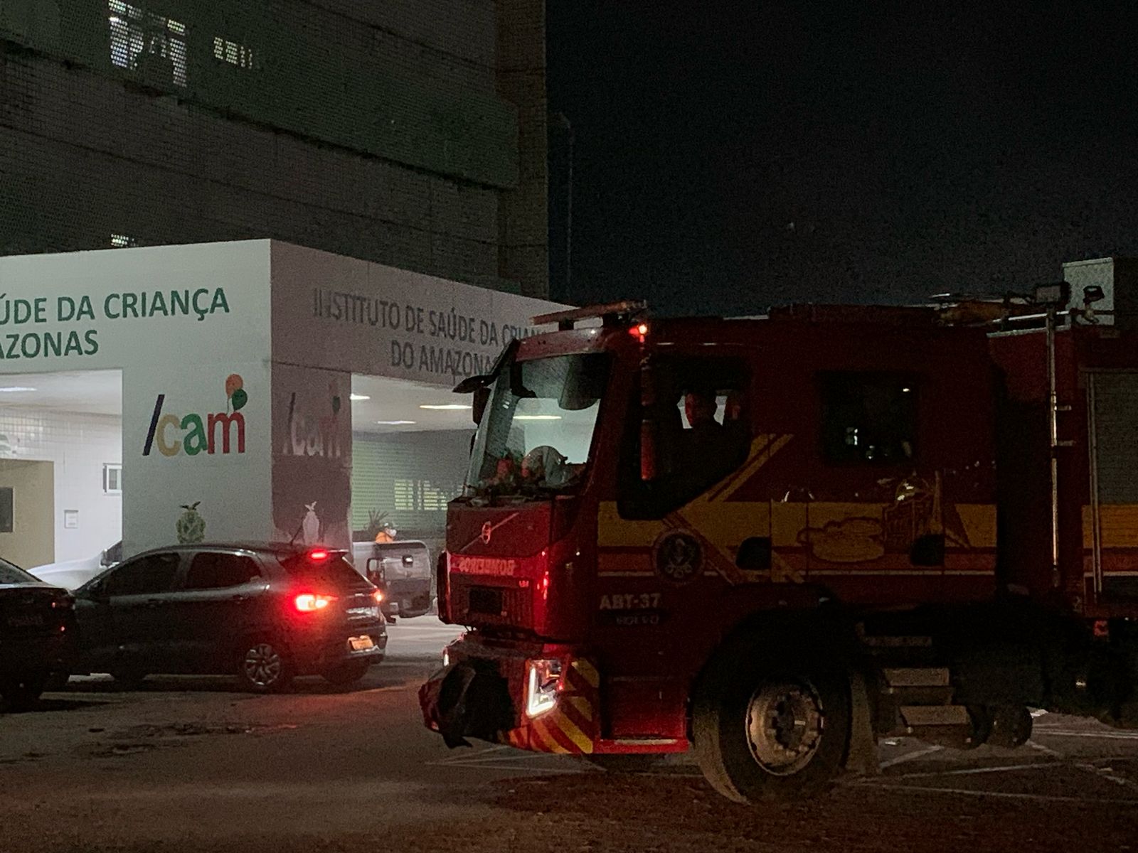 Curto-circuito causa princípio de incêndio no Instituto de Saúde da Criança em Manaus