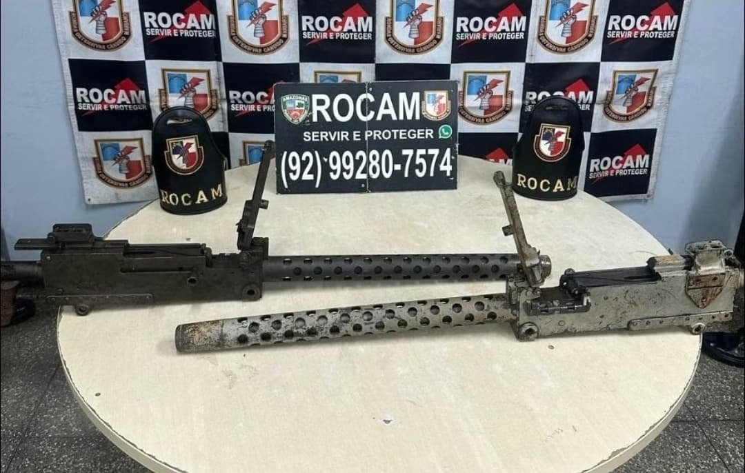 MPAM aciona Justiça contra liberdade de policial flagrado com metralhadoras