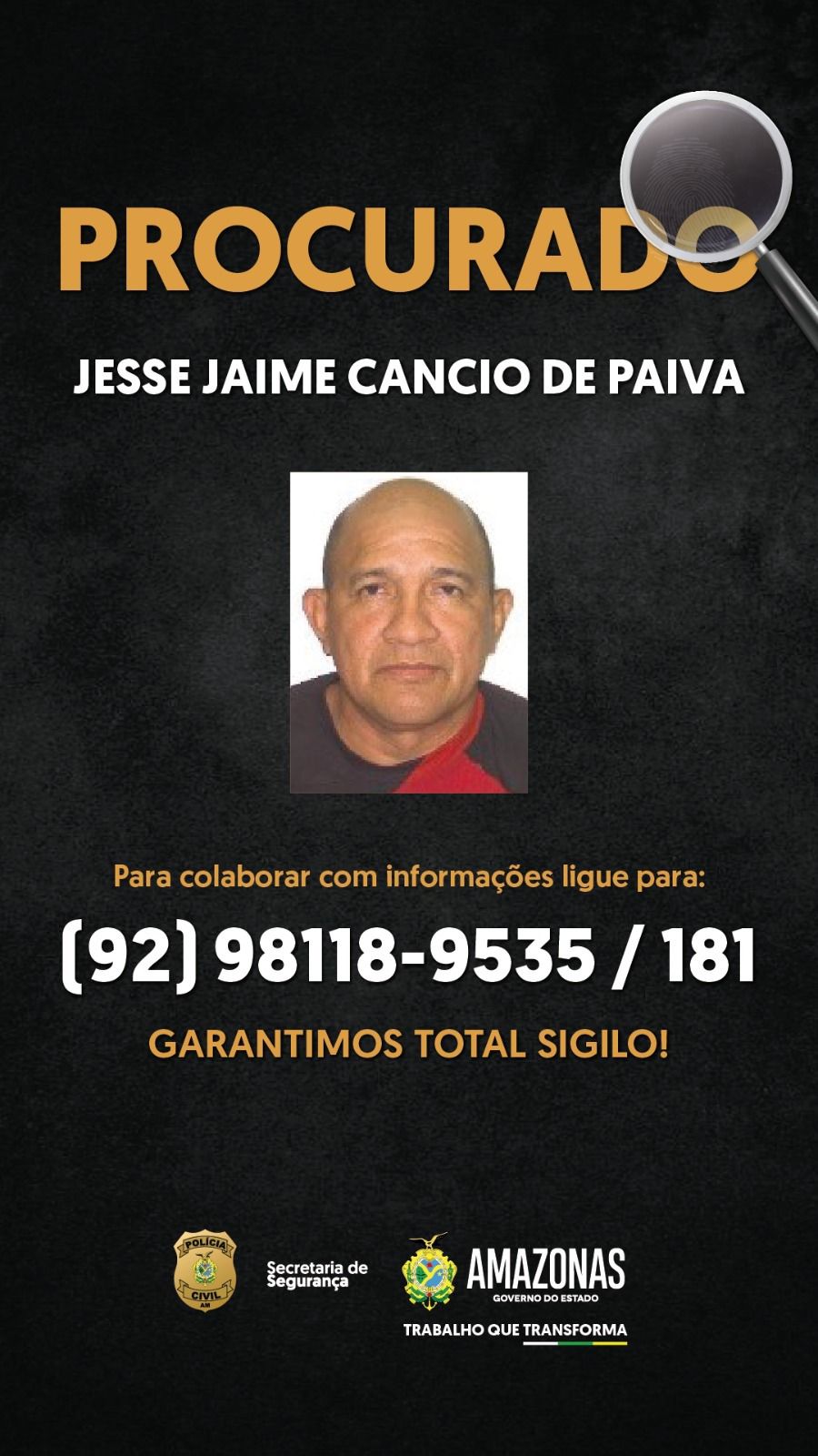 Polícia procura homem que matou madrasta e adolescente no Jorge Teixeira