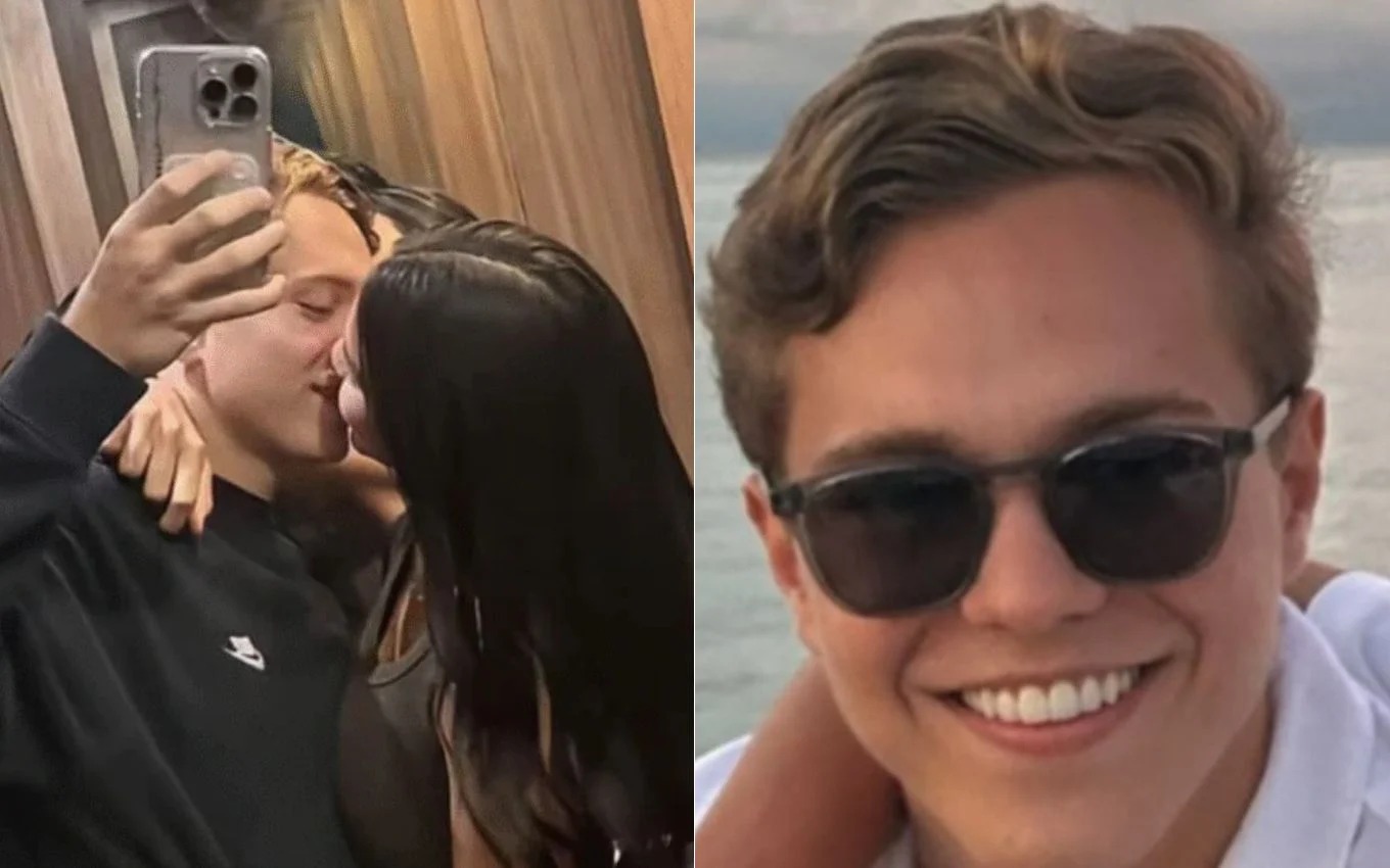 Duda Guerra surge com novo namorado e internautas apontam semelhança com Benício Huck