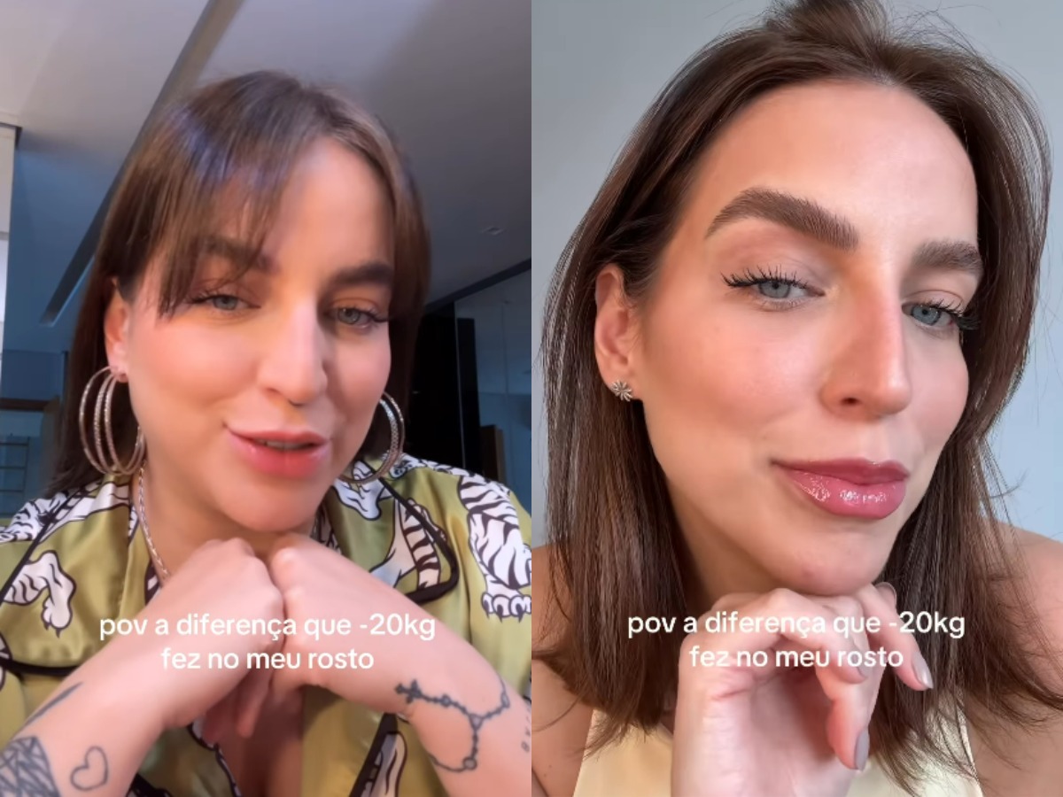 Bruna Unzueta impressiona com mudança no rosto após perder 20 kg: “Transformação"