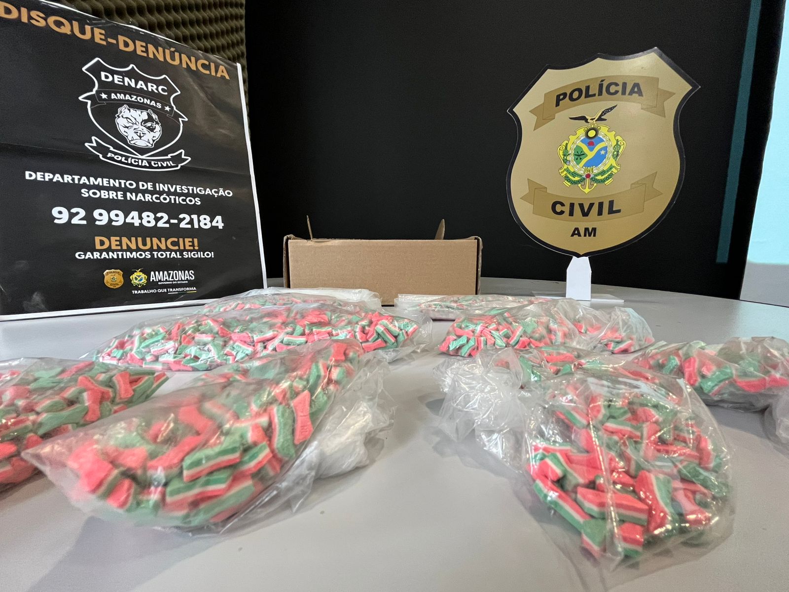Traficantes usam transportadoras para enviar drogas sintéticas de SP a Manaus