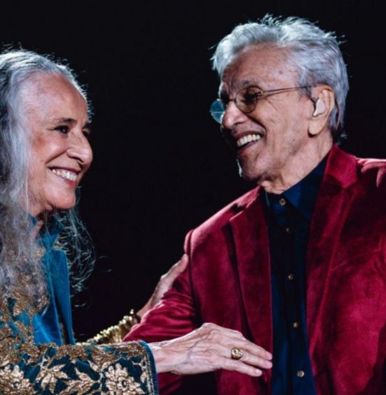 Caetano e Maria Bethânia são indicados ao Grammy 2026 