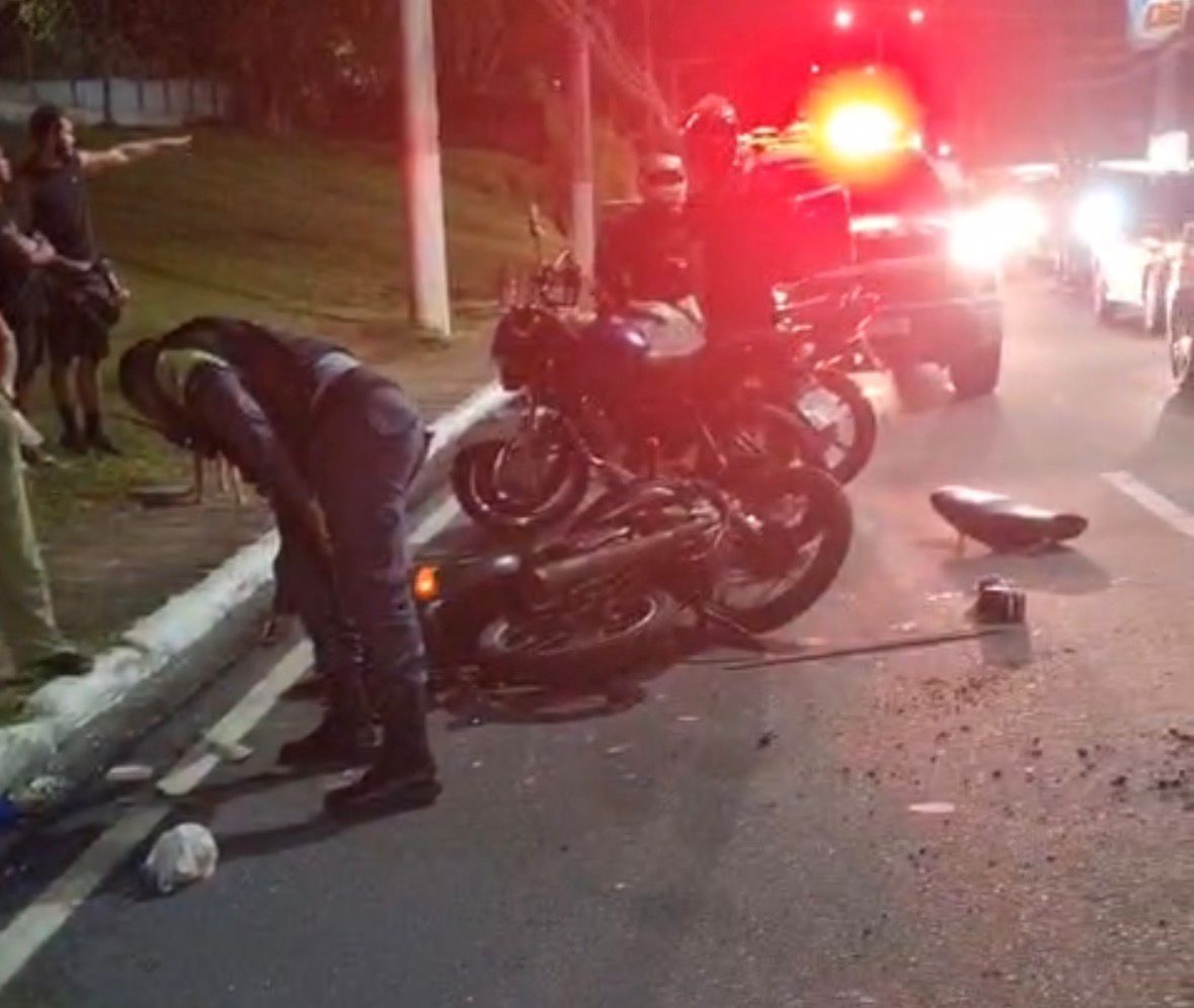 Retorno irregular na Estrada da Ponta Negra termina em morte de motociclista