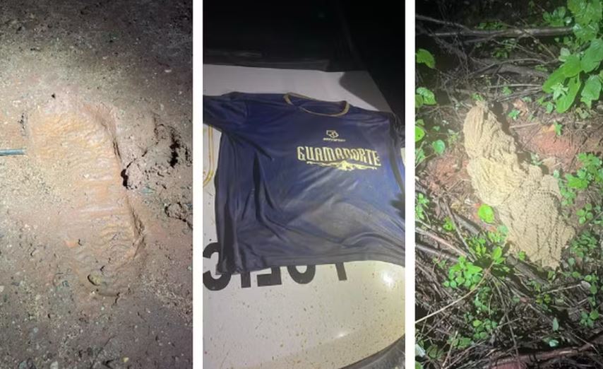 Força-tarefa encontra roupas e pegadas que podem ser de fugitivos de presídio em Mossoró