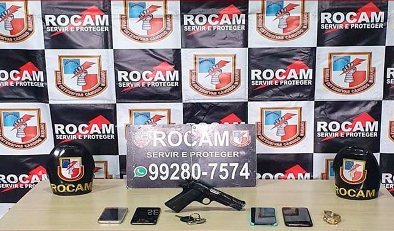 Trio é preso com arma falsa após aterrorizar vítimas durante arrastões em Manaus