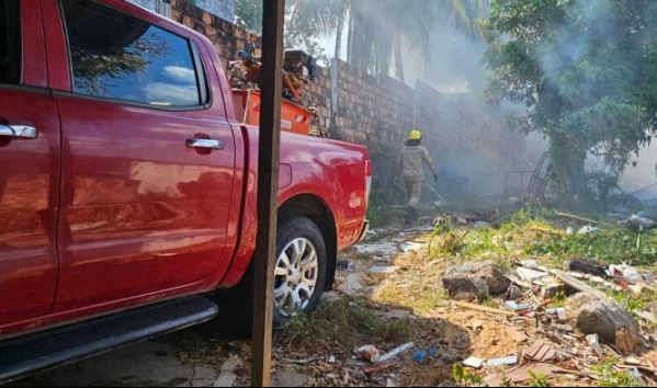 Foragido é preso ao ser flagrado incendiando terreno no Santo Antônio