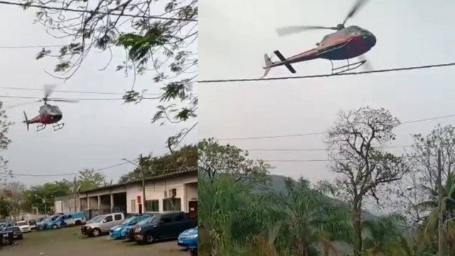 Piloto de helicóptero é rendido no ar por criminosos que tentavam resgatar presidiário