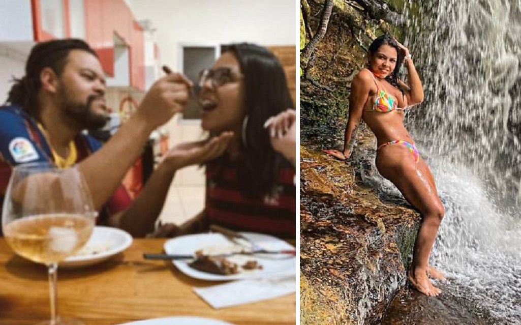 Nova namorada de Babu Santana é 21 anos mais nova; ela era fã do ator no BBB