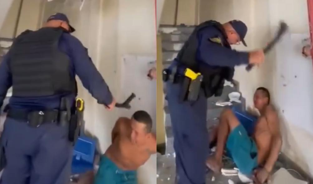 Guarda municipal que espancou homem em prédio abandonado é preso em Manaus