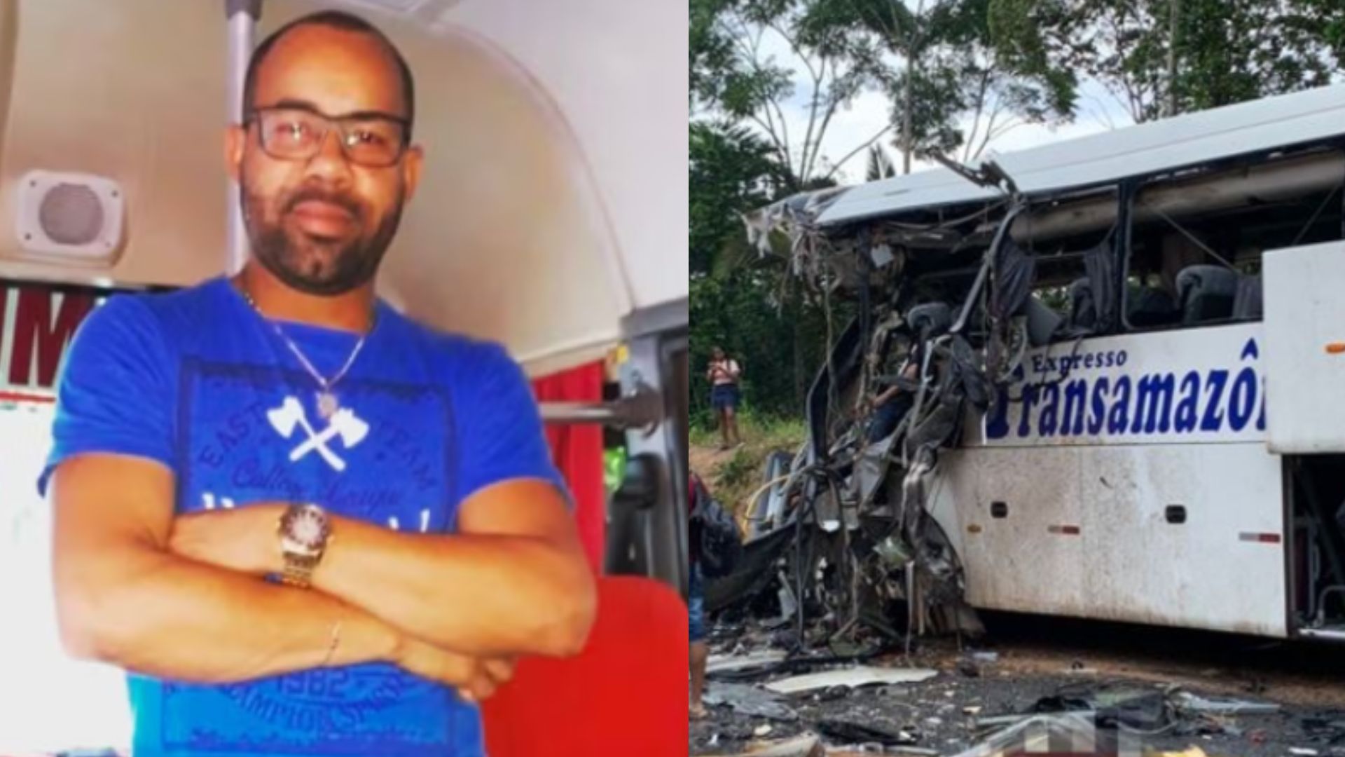 Motorista de ônibus morto em acidente na AM-010 tinha pouco tempo de empresa, diz família