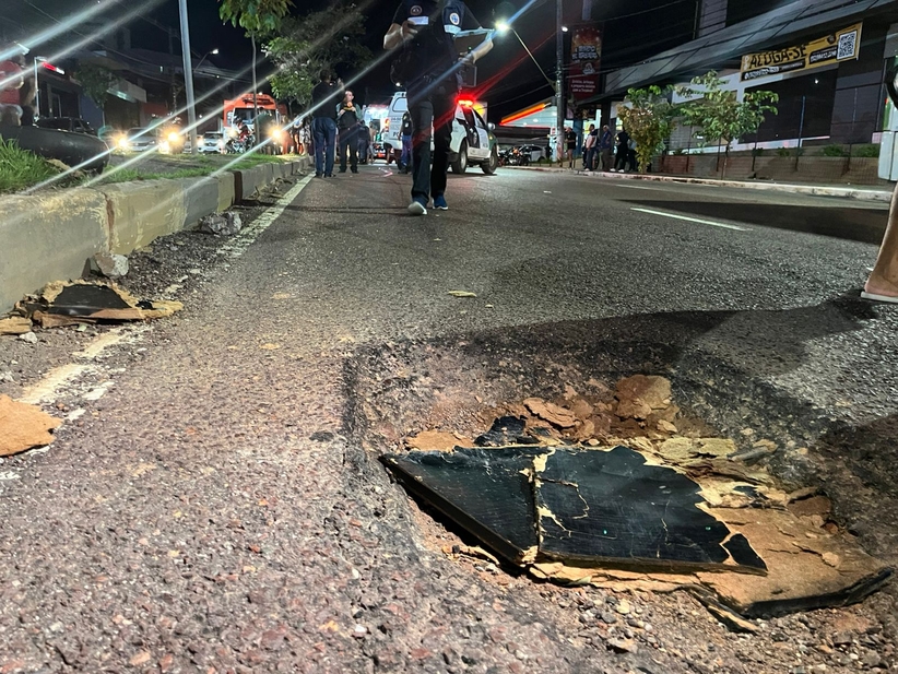 Prefeitura lamenta morte de grávida que caiu de moto na Av. Djalma Batista