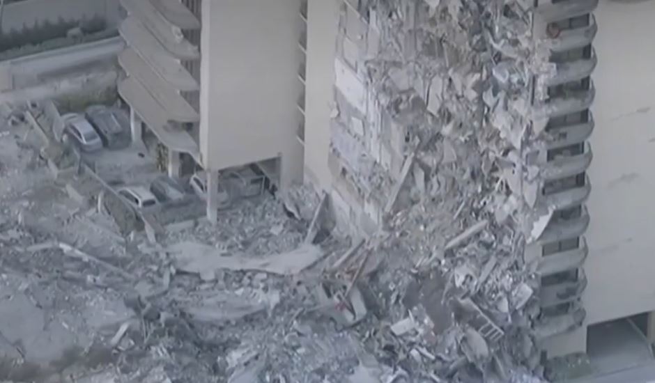 Parte de prédio desaba e deixa 8 feridos e 1 morto em Miami Beach
