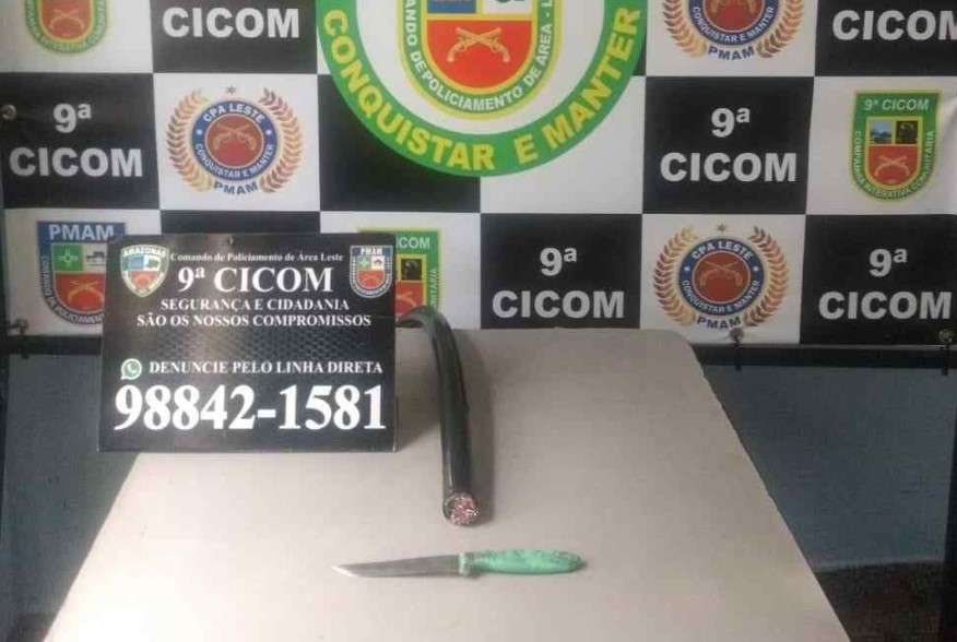 Foragido é flagrado furtando fios e acaba preso em Manaus