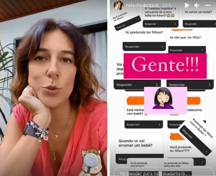 Natasha Dantas critica pressão para ter filhos com William Bonner