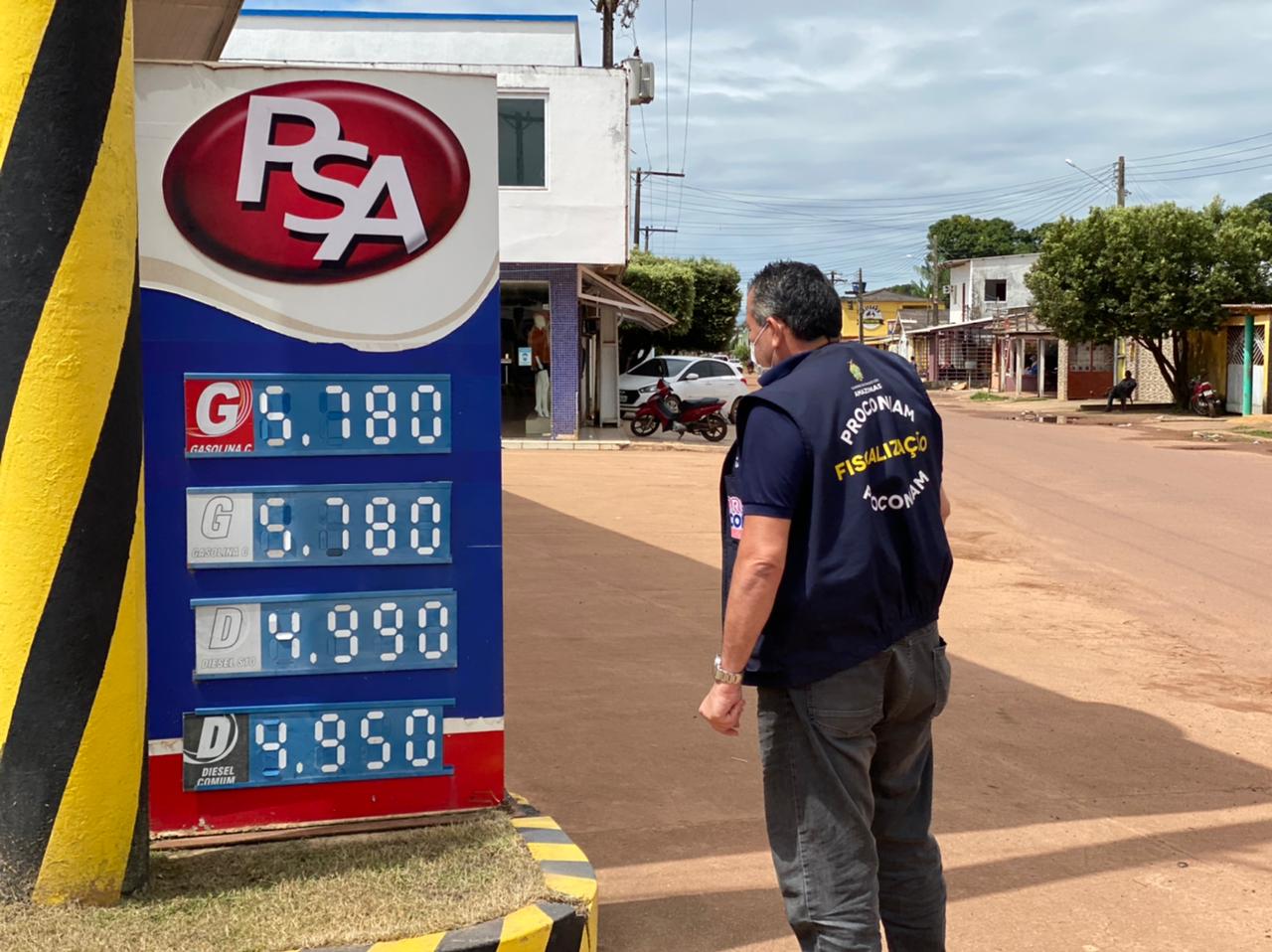 Preço do combustível faz 29 postos serem notificados no Amazonas