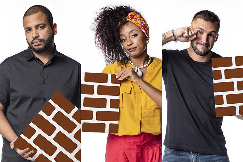 Projota, Lumena e Arthur estão no 5º paredão do BBB21