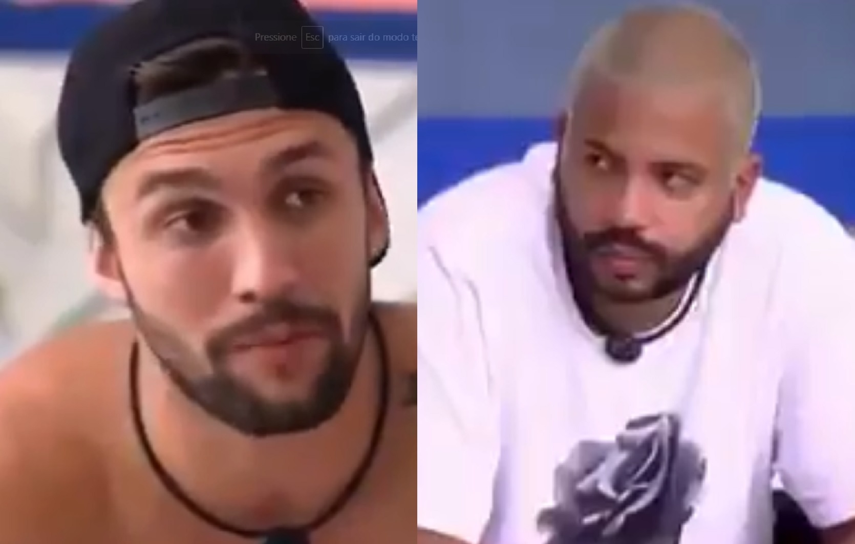 Projota diz que 'a melhor coisa' seria Arthur ir ao paredão com Carla e Gil