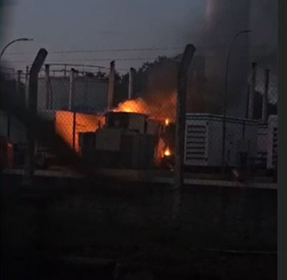 Usina termelétrica pega fogo em Barcelos 