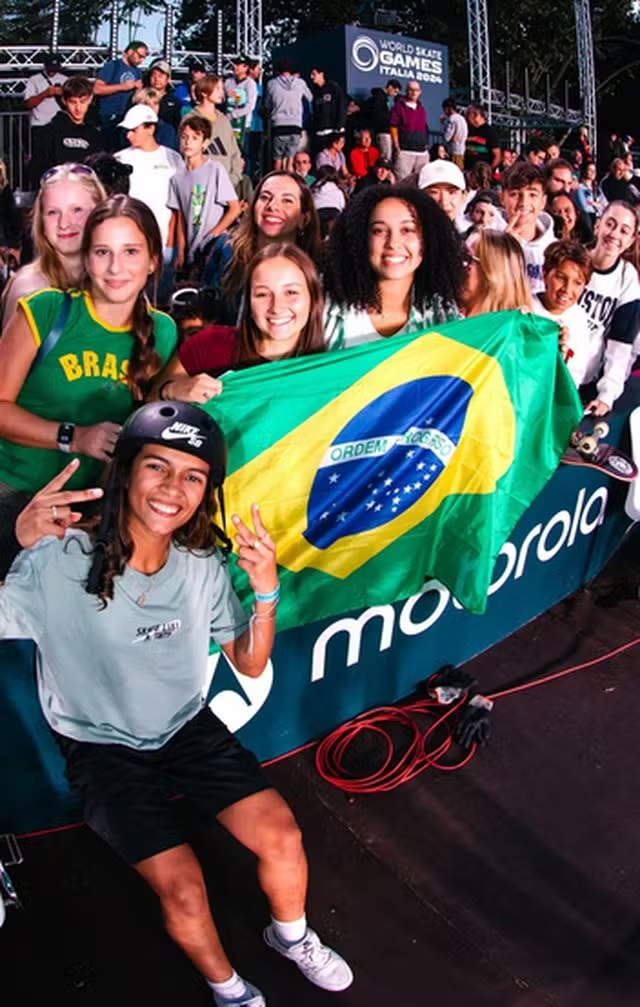 Rayssa Leal dá o troco em japonesa e é campeã mundial em Roma