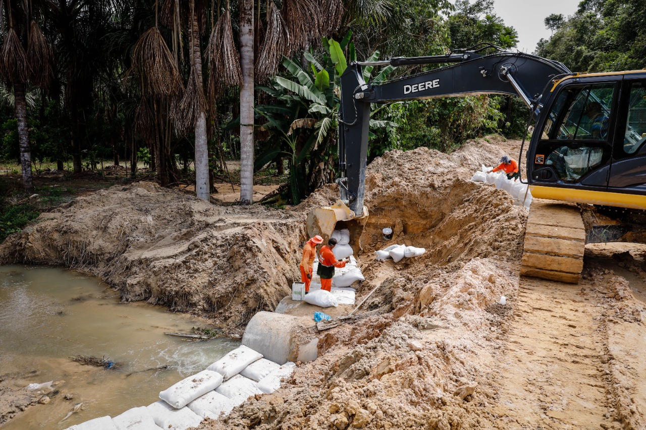 Ramal do Ipiranga passa por obras em Manaus