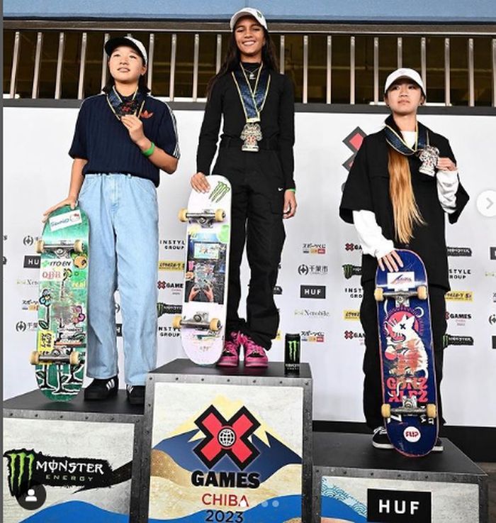 Rayssa Leal ganha ouro nos X-Games após final ser cancelada no Japão