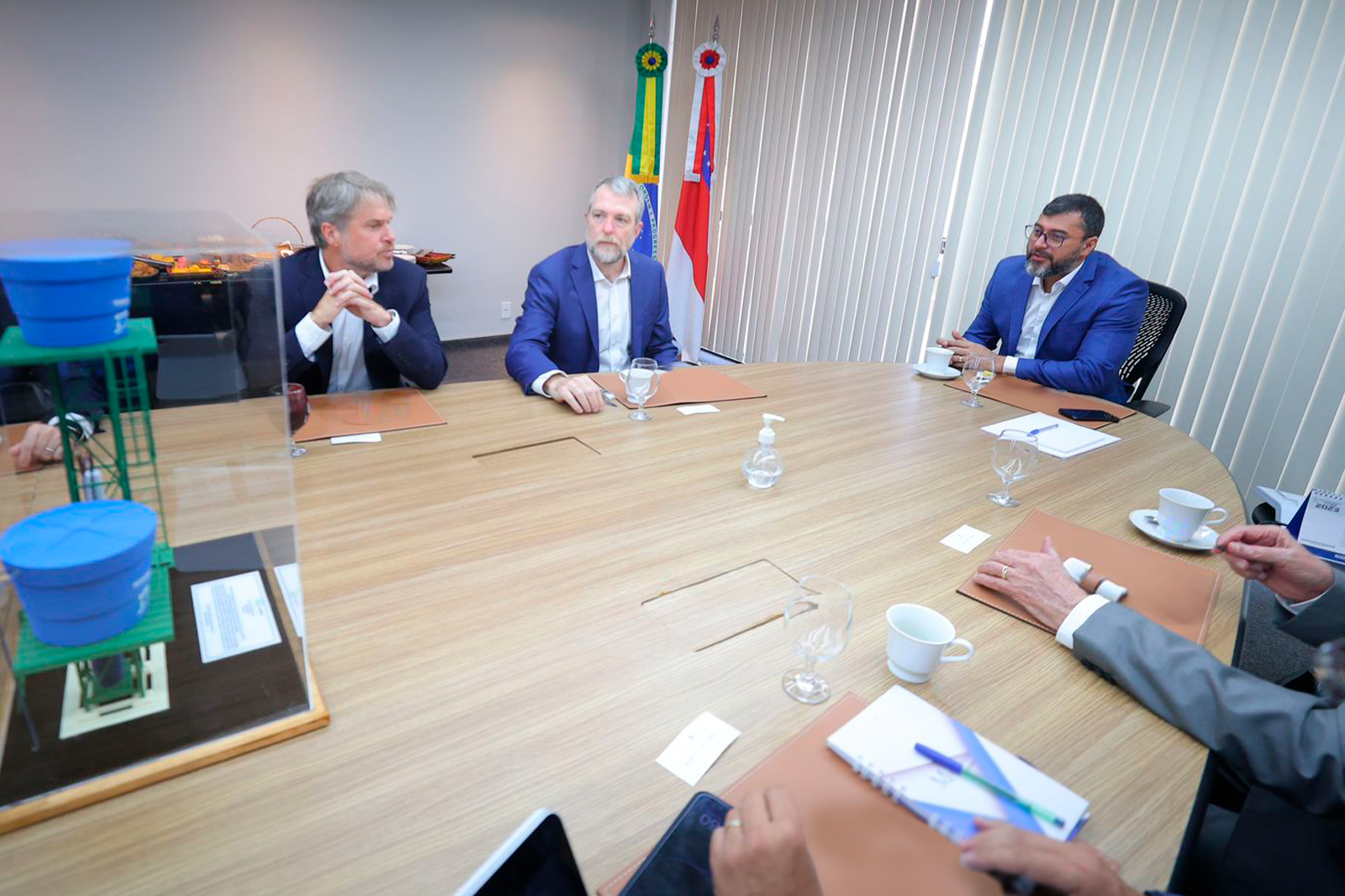 Wilson Lima se reúne com dirigentes do BID Invest e empresários do Amazonas