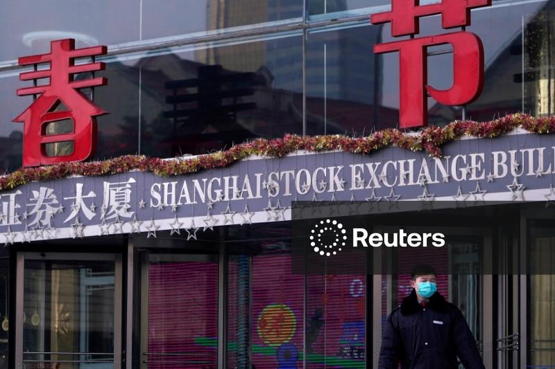 Ações da China caem com pressão do setor  financeiro