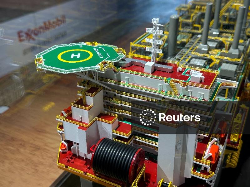 Produção de petróleo da Guiana cresce para 894 mil bpd em novembro, mostram dados do governo