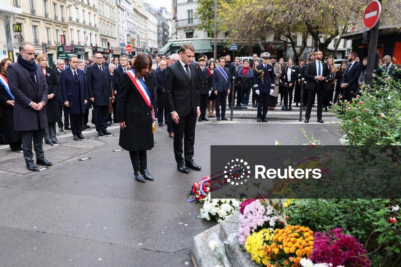 França homenageia vítimas dos ataques mortais em Paris há 10 anos