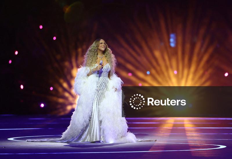 Mariah Carey participa de cerimônia de abertura dos Jogos Olímpicos de Inverno de Milão-Cortina
